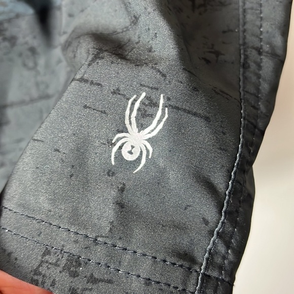 Spyder Swim Trunks Boardshorts Men's XL Red Black Mesh Lining Pockets Inseam 8.5 - Picture 11 of 15